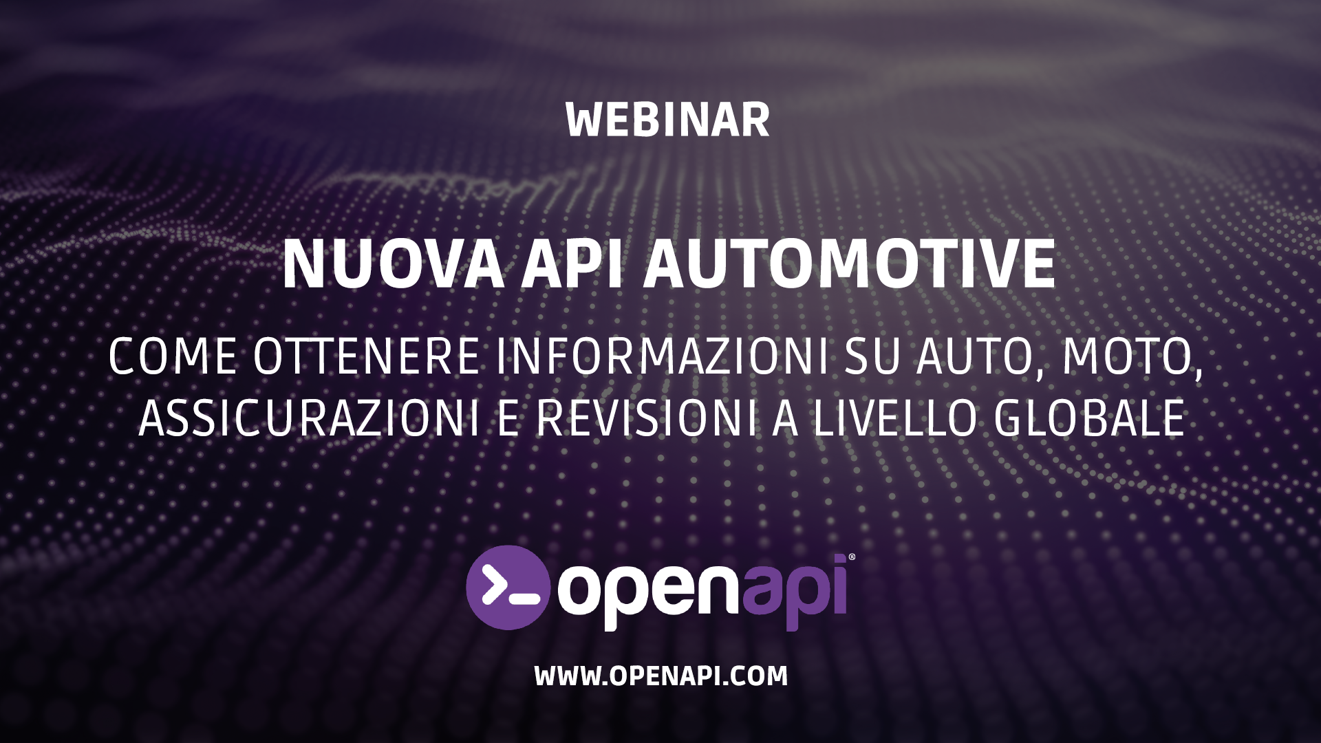 Webinar - API Automotive