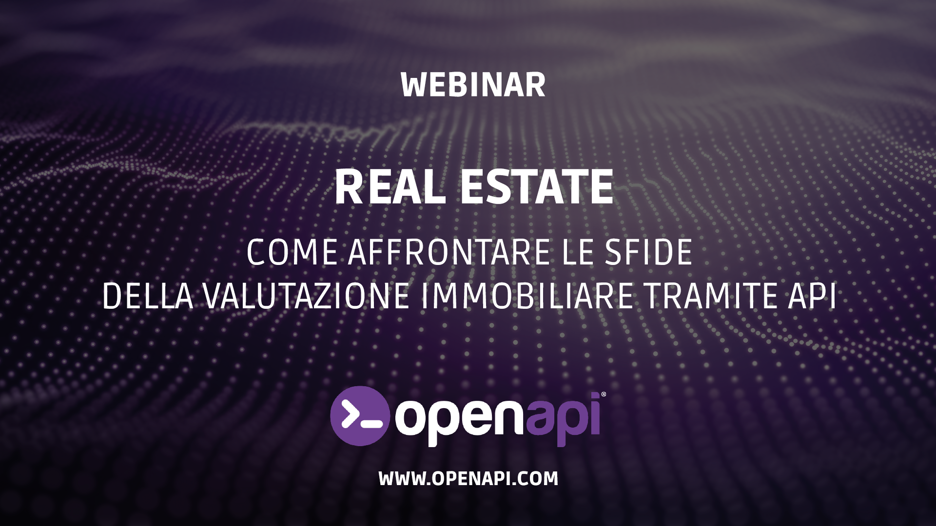 Webinar - API Real Estate